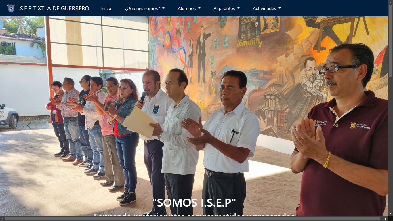 Lanzamiento del sitio web del Instituto